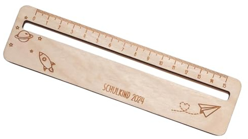 Bandes de lecture guidées – Règles Fokus pour enfants, outils d'alignement de texte, guides en bois robustes | Fonction de surbrillance des phrases claires, assistant d'étude polyvalent, idéal pour