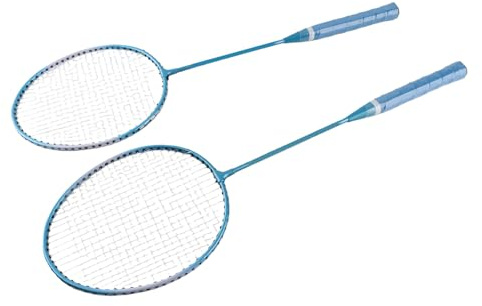 Domary Badmintonracketset Lätt och Bärbar för Bakgårdsspel för Vuxna och Tonåringar Inkluderar Bärväska