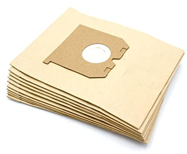 vhbw 10x Staubbeutel kompatibel mit Progress Samba P155, Super 155, Super 182, Super 248 Staubsauger - 23cm x 18cm Sandfarben