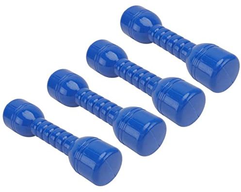 Veemoon Pesas Y Mancuernas 1 Kilo 4Pcs Kids de Gimnasia Mano de Plástico Pesas de Pesas Barbell Mano Pesos Entrenamiento Fitness para Ni?os Ni?as (Color Azar) Mancuernas 2kg