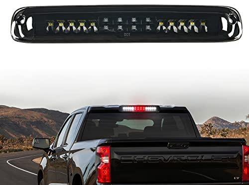 Nilight Third Brake Light Tail High Mount 3rd Stop Cargo Reverse LED Lights For 1999-2006 Chevy Silverado GMC Sierra 1500 2500 3500HD 2007 HD Classic