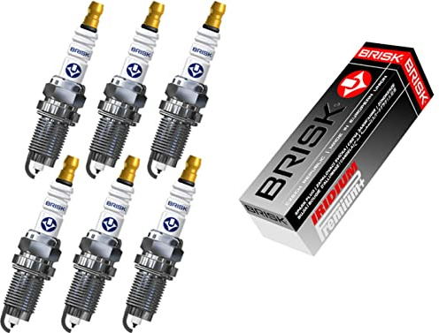 BRISK Iridium Premium+ Plus P2 DR15YIR-1 1620 Zündkerzen, 6 Stück