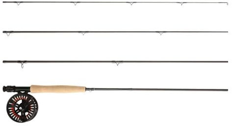Greys Cruise Fliegenrute und Spule, 2,7 m, 5 W, 4-teilige Graphitrute, große Dorn Disc Drag Cruise Reel