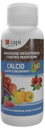 Zapi Garden | Calcio Liquido Concentrato BIO, Concime, Maggiore Resistenza contro Marciumi, 1 Kg