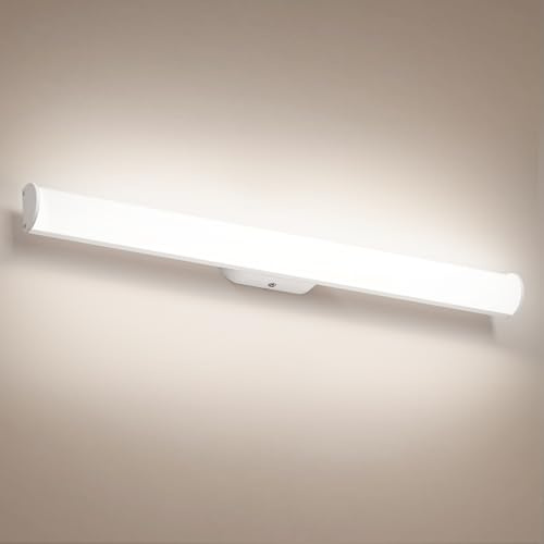 OOWOLF 16W 59.5CM Lámpara de Baño para Espejo - 4000K LED Iluminación IP44 Pared sobre el Espejo para Tocador/Armario