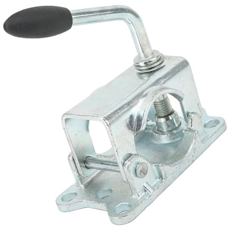 Ronyme Trailer Jack Split Clamp Support Mount Repair Tool Lifting Bracket Heavy Duty Prop Stand Wheel Clamp for Yacht Trailer