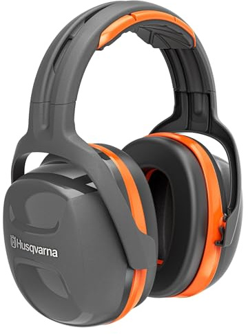 Husqvarna X‑High Gehörschutzbügel – Passiver Gehörschutz mit 33 dB Dämpfung, gepolsterter Kopfbügel, nachrüstbar Visieren, ideal für extrem laute Arbeitsumgebungen, Einheitsgröße
