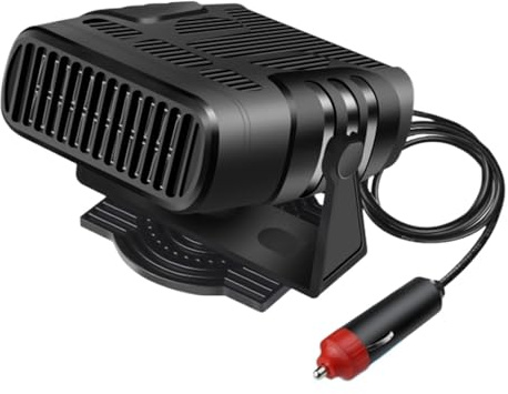 Descongelador De Parabrisas - Ventilador Enchufable ABS De 30 W, Descongelador De Calentador De Automóvil Portátil, Derretimiento Rápido De Hielo | Desempañador Automático De 310g Para Sedán, RV, SUV,