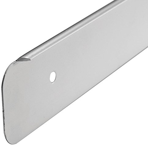 Kitchen Breakfast bar end Cap Trim,900mm x 30mm Radius 7mm Satin
