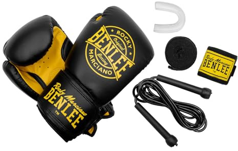 BENLEE Boxsport Starterset Starter Set Wingate 12 oz, Black