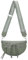 ITALYSHOP24 Damen Tasche Umhängetasche Brusttasche Muster Gürtel Bauchtasche Crossbody Gürteltasche Hüfttasche Crossover Bodybag Schultertasche Handytasche Leder Optik Mint S