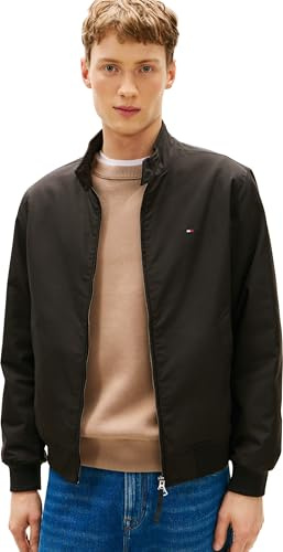 Tommy Hilfiger Uomo Giacca a Vento Harrington Impermeabile, Nero (Black), XXXL