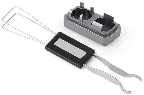 RUNJRX Tastenkappen-Abzieher, Edelstahl-Schlüsselentfernungswerkzeug, Tastenkappen-Entferner, Tastatur-2-in-1-Schalteröffner für mechanische Tastatur