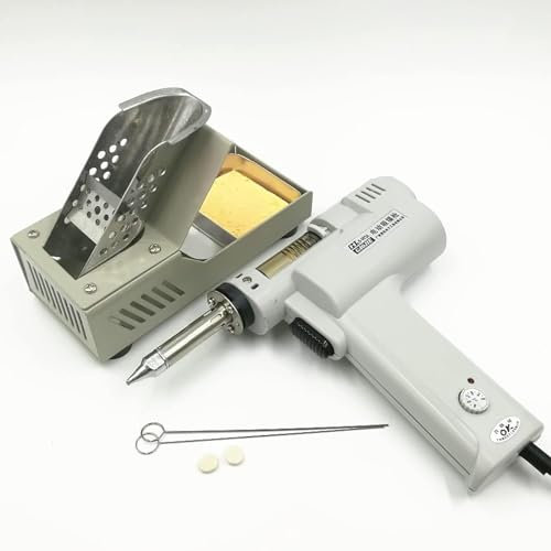 oiakus Pistola Desoldadora Pistola De Absorción Eléctrica, Bomba Desoldadora Eléctrica, Bomba Desoldadora Al Vacío S-993A Pistola De Succión De Soldadura, 100 W, Fácil De Usar para Principiantes