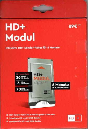 HD+ Modul inkl Sender-Paket für 6 Monate