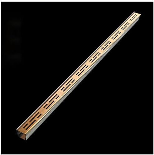 Desagüe de alcantarillado de acero inoxidable para jardín, terraza, balcón, 35 mm de ancho, rejillas extraíbles, diseño extra estrecho