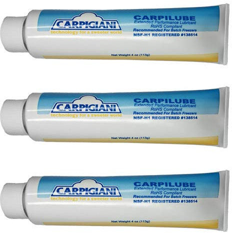 3 TUBETTI CARPILUBE MANTECATORE CARPIGIANI