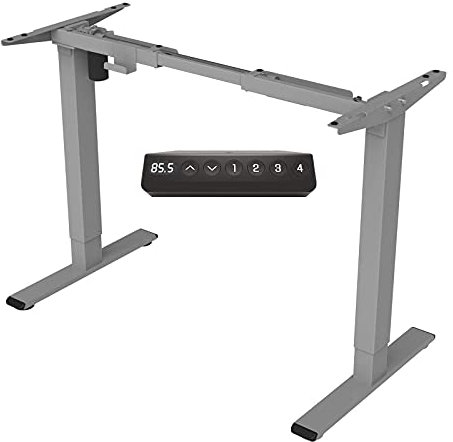 FLEXISPOT Electric Standing Desk Height Adjustable Sit Stand Desk with Heavy Duty Steel and Automatic Memory Smart Keyboard