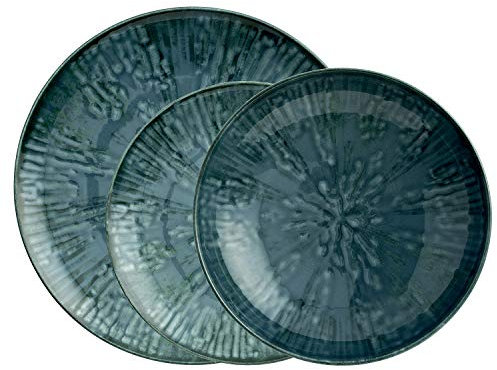 ARTHUR KRUPP 67351BA2 Tafelservice Fusion Blue Porzellan, 12-teilig