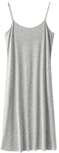 OLEETS Camisones De Mujer - Xl-5Xl De Talla Grande De Algodón Suave, Vestido De Verano Sin Mangas con Tirantes Finos, Chaleco Sexy para Mujer, Ropa De Dormir para El Hogar