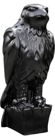 BGFAVCV 1 Piece Maltese Falcon Statue Shelf Decorations Black Resin the Maltese Falcon Replica From the Film Prop Replica Handmade Resin Sculpture
