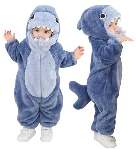 Doladola Baby sparkdräkt djur onesie pyjamas spädbarn overall halloween kostym