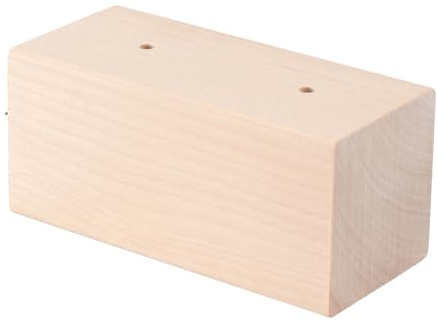NOLITOY Baking Flower Display Base Wood Carving Nail Stand for Cake Decorating and Fondant Art