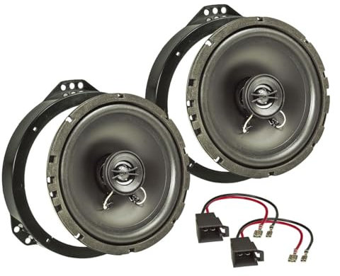 tomzz Audio 4039-002 Kit de instalación de Altavoces Compatible con el Opel Astra F Omega B Vectra B Zafira A B Sistema coaxial de 165 mm TA16.5-Pro