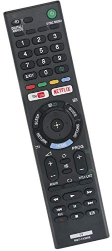 VINABTY RMT-TX300E Fernbedienung passend für Sony Bravia KD-65XG70 kd-55xg70 kd-65xg7093 kd-49xg70 kd-43xg70 kd-65xg7077 kd-65xg7073 kd-65xg7005 kd-65xg7004 kd-65xg7003 RMTTX300E