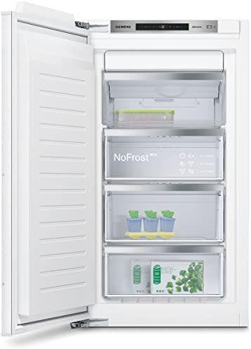 Siemens GI31NACE0 iQ500 Einbau-Gefrierschrank/E / 187 kWh/Jahr / 100 l/noFrost/softClosing Tür/Flachscharnier
