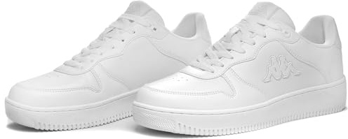 Kappa - Sneakers Bassa, Uomo Donna, Bianco, Poliestere, Fitness. Logo Maserta, Taglia: 38
