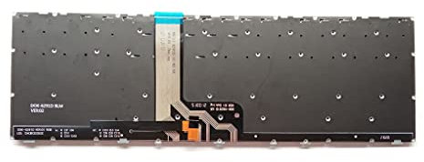 CLSSLVVBN Tastatur Bunte Hintergrundbeleuchtung Präzises PC Eingabegerät Gamer Effizienter Notebook Lichtersatz für Machenike F117 US