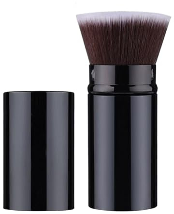 Pinceau à blush de voyage – Portable polyvalent | Pinceau pour fond de teint liquide et maquillage – Pour bronzant, crème liquide, estompage, fête scène de fille