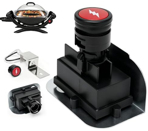 XPJBKC Piezoelektrisk tändning för Weber Q120 Q1200, metall elektronisk tändningssats, piezoelektrisk tändare för utomhuskök utomhus fester, camping, grillälskare