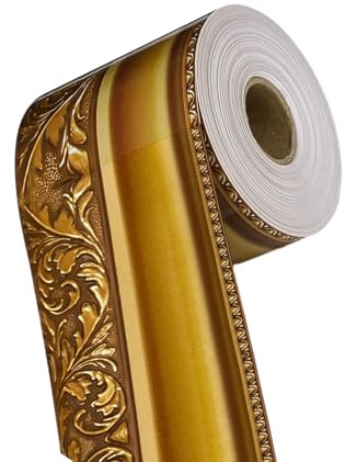 10 meter guld ram självhäftande anslagstavla svart tavla dekoration för klassrum papperskant elegant anslagstavla inramning klistermärke