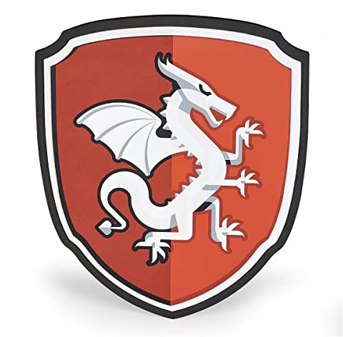 Papo - Scudo Cavaliere Drago Giocattolo Bambino - 3 Anni + - Collezione Armi in Schiuma - Gioco Creativo Cavalleria Fantastica - Idea Regalo Giocattolo Bambina Bambino