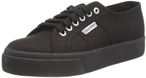 Superga 2730-cotu, Zapatillas de Gimnasia Unisex Adulto, Negro (Full Black 996), 42.5 EU