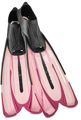 Cressi Pinne da snorkeling per adulti con comoda tasca per il piede regolabile | perfette per viaggiare | Agua: made in Italy