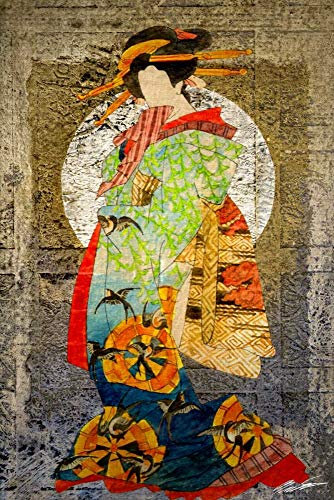 STAMPA-SU-TELA-INCORNICIATA-Butler-John-Cm_106_X_71-Entertainer-II-Asia-asiatico-Cultura-orientale-culturale-Arte-figurativa-Moda-Entertainer-Quadro-su-tela-con-cornice-a-cassetta-americana-