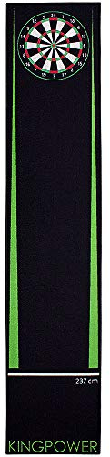 Kingpower dardo Mat dardo Alfombra Torneo línea de Tiro Accesorios de protección de Suelo Tablero de Dardos 2 tamaños 237 cm 290 cm diseños Diferentes, Diseño:Diseño 05 (Verde 290x60cm)
