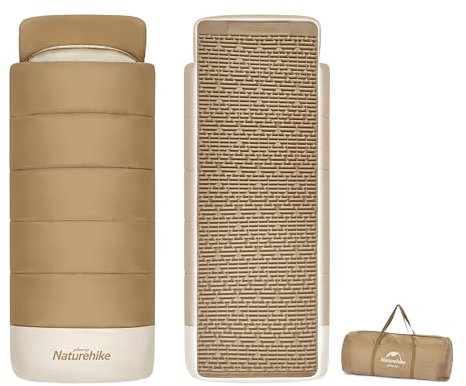 Naturehike Winterschlafsack mit Isomatte Schaumstoff Einzelner Schlafsack aus Baumwolle Wasserdichter Schlafsack für Camping, Picknicks und im Freien