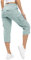 donhobo 3/4-Hosen für Damen Cargo Capris Outdoorhose Schnell Trocknende Wanderhose Shorts Trekkinghose Camping Sommer Atmungsaktiv Freizeit Hose (Grau Blau, M)