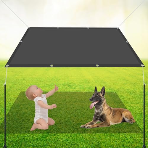 Sonnensegel Sonnenschutz 2.3 x 2.8 m Wasserdicht Sun Segel Viele Farben für Außenbereiche wie Garten und Balkone, Anthrazit