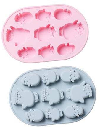 UTHCLO 2 Pz Stampo in silicone kitchen gadgets easter egg funny cooker fornellone friggitrice padella lattina friggitrici roti aria cibo stampo da torta gadget da forno Gel di silice