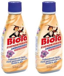 Biolà Essenzasoluta Ammorbidente Igienizzante Super Concentrato Narciso e Orchidea, 300 ml (Confezione da 2)
