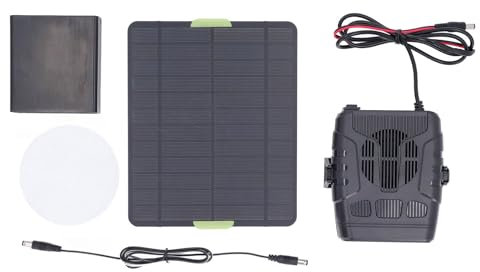 Montesy Chauffage solaire compact pour poulailler, serre et niche pour chien