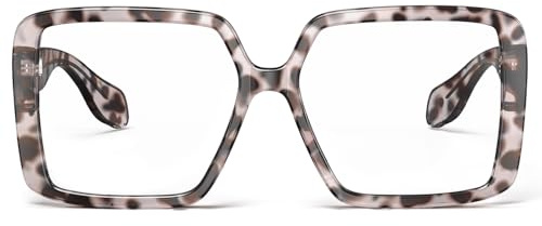 VISOONE Oversized TR90 Blue Light Blocking Glasses Fashion Accessories Non Prescription for Women Harvard
