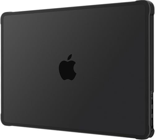 MOSISO Compatible with MacBook Pro 14 inch Case M5 2026 M4 M3 M2 M1 2025-2021, Anti-Scratch&Fingerprints-Resistant Seamlessly Closes Shell with Reinforced Shock-Absorbing TPU Bumper, Space Black Clear