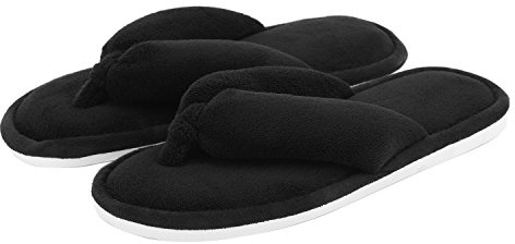 Onmygogo Pantoufles de Maison pour Femme en Polaire Corail, Pantoufles de Spa antidérapantes