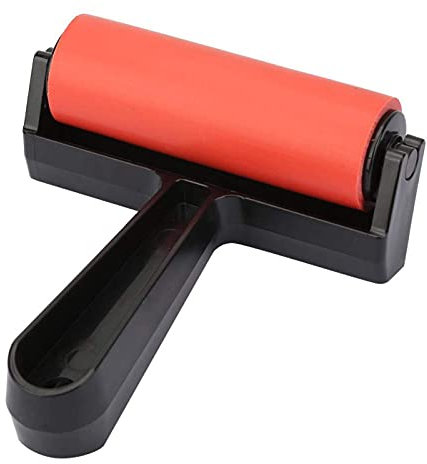 Gummi Brayer - Gummi Brayer Roller Art Ink Painting Printmaking Roller Stanzwerkzeug Roller Pinsel Druck Roller 10/15/20 cm(10CM)